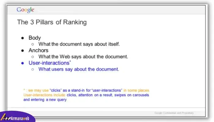 گوگل تاکید بیشتری بر تعاملات کاربر و معیارهای تعامل خواهد داشت